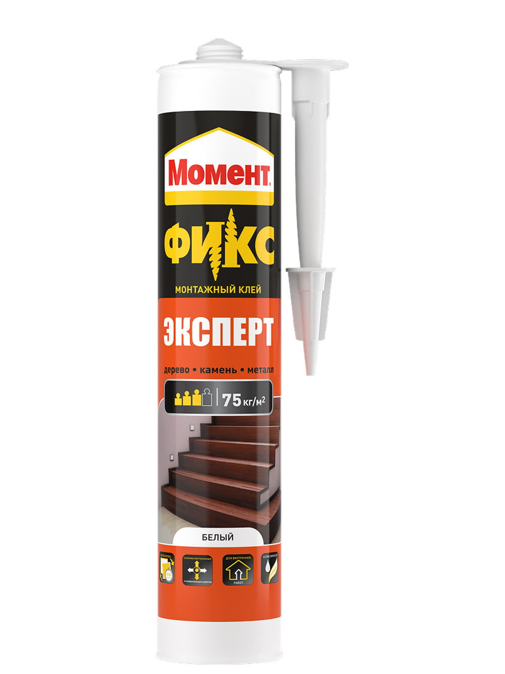 Клей монтажный универсальный акриловый Момент FIX Эксперт 380 г.