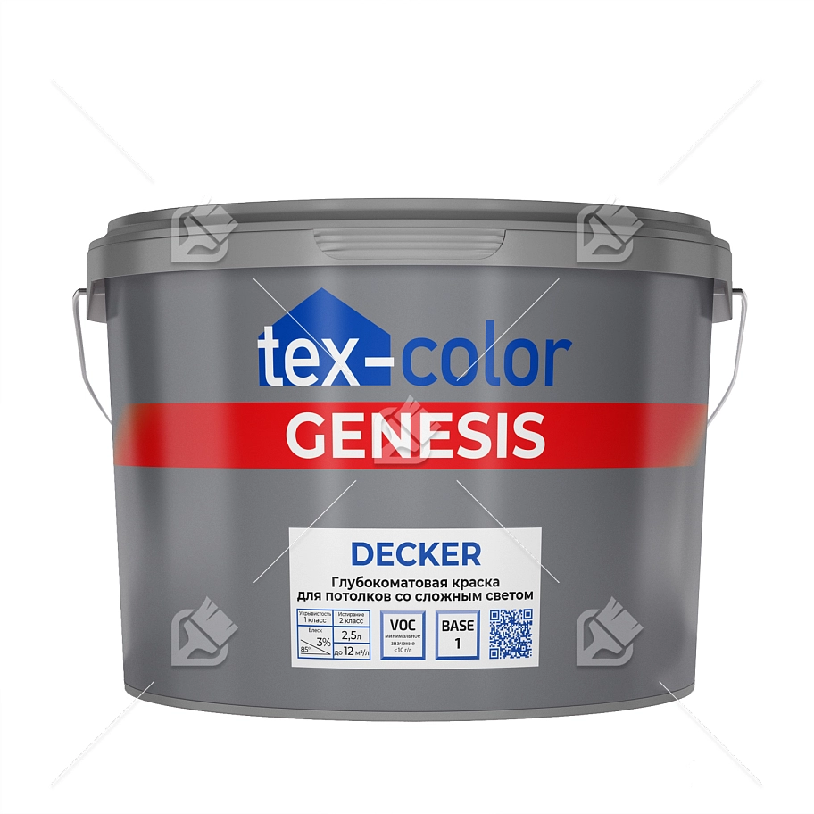 "Tex-Сolor" ВД краска Genesis Decker база1 2,5л