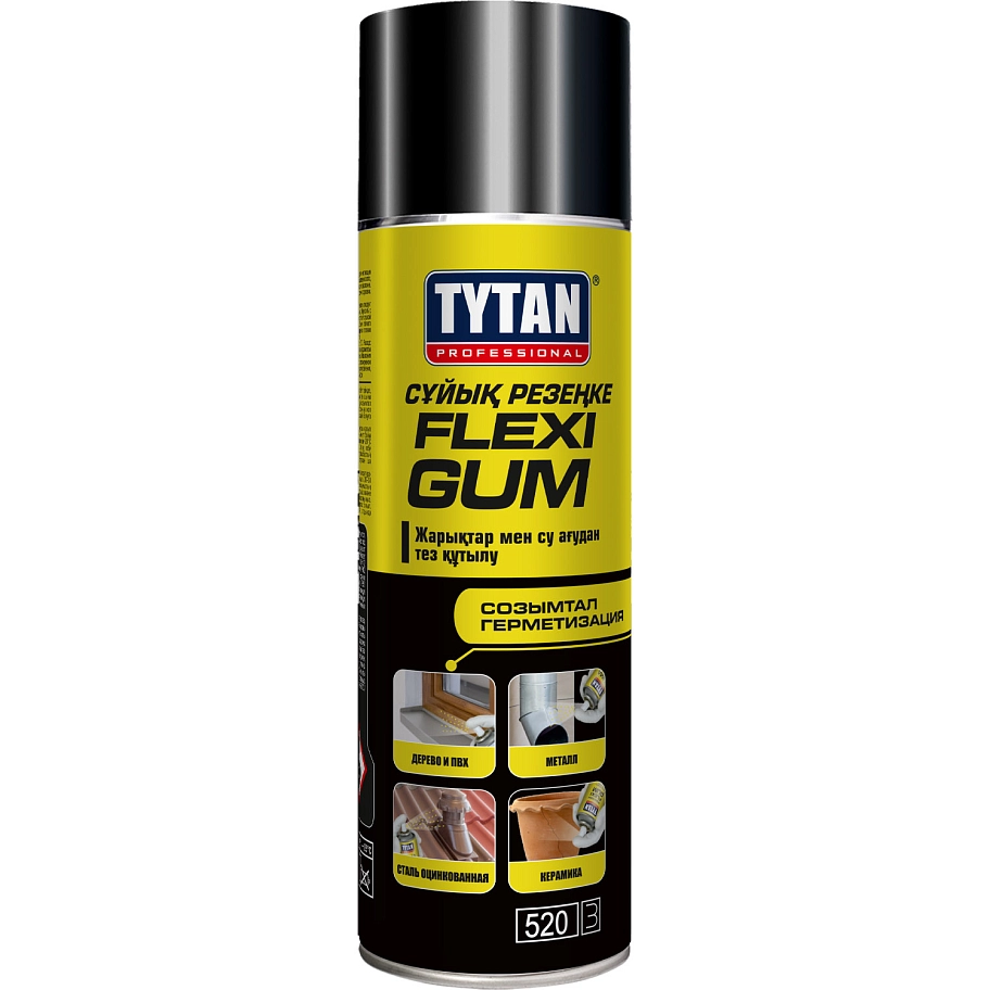 Tytan Professional Flexi Gum Жидкая резина, черный 520 мл
