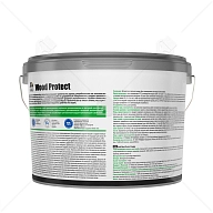 Пропитка декоративная для защиты древесины Dufa Wood Protect белая 10 л