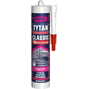 Клей монтажный универсальный Tytan Professionall Classic fix прозрачный 310 мл