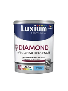 Краска для стен и потолков водно-дисперсионная Luxium Diamond Matt матовая база BW 4,5 л