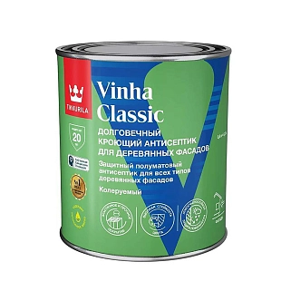Антисептик кроющий Tikkurila VINHA CLASSIC WA полуматовый 0,9л