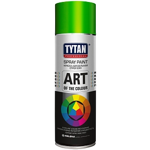 Краска универсальная аэрозольная акриловая Tytan Professional Art of the colour RAL 6018 светло-зеленая 400 мл