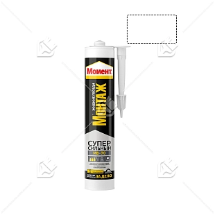 Клей монтажный универсальный акриловый Момент Монтаж Суперсильный МВ-70 400 г.