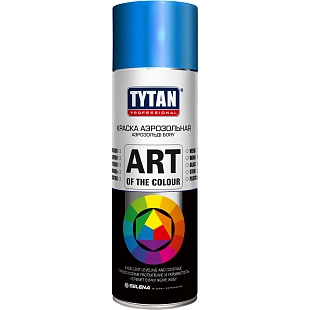 Краска универсальная аэрозольная акриловая Tytan Professional Art of the colour RAL 5010 синяя 400 мл