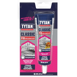 Клей монтажный универсальный Tytan Professionall Classic Fix прозрачный 100 мл
