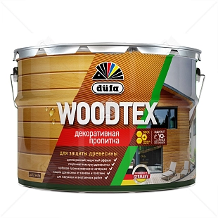 Пропитка декоративная для защиты древесины алкидная Dufa Woodtex орех 9л