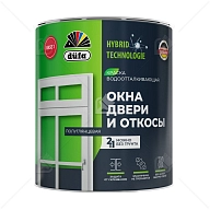 Краска для окон, дверей и откосов Dufa акриловая полуглянцевая база 3 1,75 л