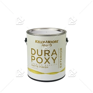 Краска фасадная антивандальная Kelly-Moore DuraPoxy Exterior ультраматовая база BW 3,78 л