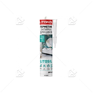 Герметик санитарный силиконовый Litokol Litosil антрацит 280 мл